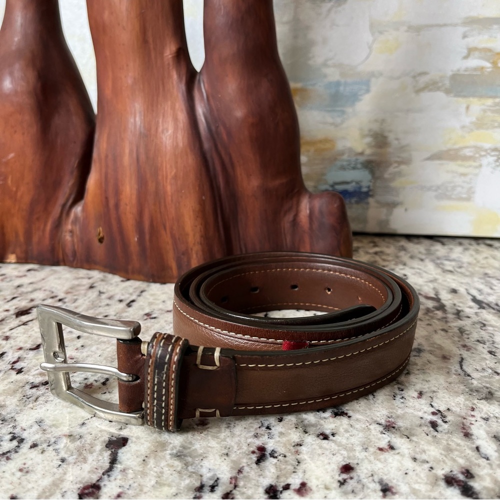 Vintage Cole Haan Leather Belt - Picture 3 of 6